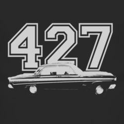 1964 MERCURY COMET Side White Graphic Engine Size T Shirt