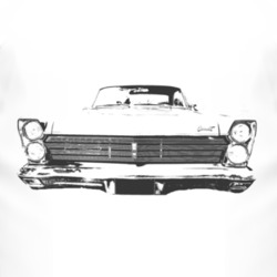 1965 MERCURY COMET Grill Black Graphic T Shirt
