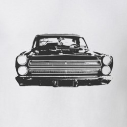 1966 MERCURY COMET Grill Black Graphic T Shirt