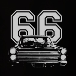 1966 MERCURY COMET Grill White Graphic Year T Shirt