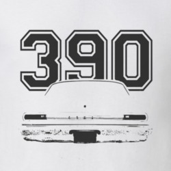 1966 MERCURY COMET Rear Black Graphic Engine Size T Shirt