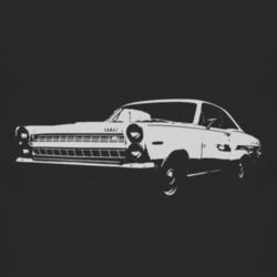 1966 MERCURY COMET Side White Graphic T Shirt