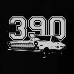 1966 MERCURY COMET Side White Graphic Engine Size T Shirt
