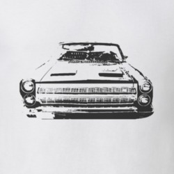 1966 Mercury Cyclone Grill Black Graphic T Shirt