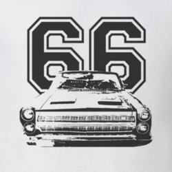 1966 Mercury Cyclone Grill Black Graphic Year T Shirt