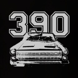1966 Mercury Cyclone Grill White Graphic Engine Size T Shirt