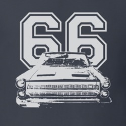 1966 Mercury Cyclone Grill White Graphic Year T Shirt