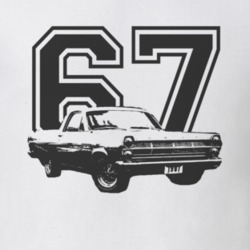 1967  RANCHERO Side Black Graphic Year T Shirt