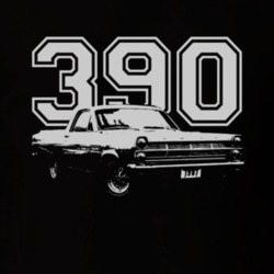 1967__RANCHERO_Side_White Graphic_Engine Size T Shirt