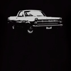 1967  RANCHERO White Graphic Side T Shirt