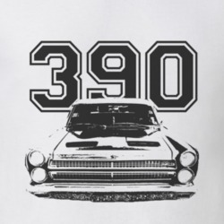 1967 MERCURY COMET Grill Black Graphic Engine Size T Shirt