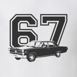 1967 MERCURY COMET Side Black Graphic Year T Shirt