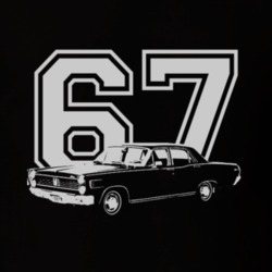 1967_MERCURY_COMET_Side_White Graphic_Year T Shirt
