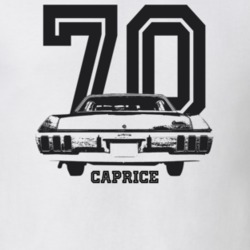 1970 Caprice Rear Year Model Light Color T Shirt