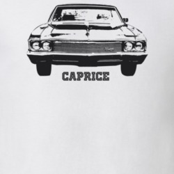 1970 Caprice Rear Model Light Color T Shirt