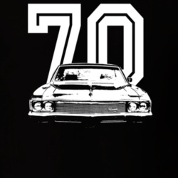 1970 Caprice Grill Year Dark Color T Shirt