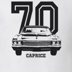 1970 Caprice Grill Year Model Light Color T Shirt