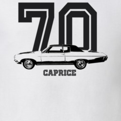 1970 Caprice Side Year Model Light Color T Shirt