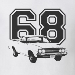 1968__ RANCHERO_Side_Black Graphic_Year T Shirt