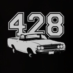 1968  RANCHERO Side White Graphic Engine Size T Shirt