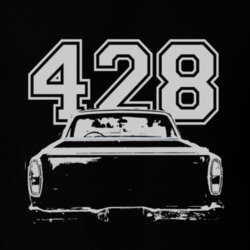 1968  RANCHERO Rear White Graphic Engine Size T Shirt