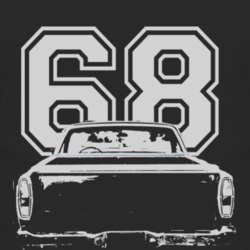 1968  RANCHERO Rear White Graphic Year T Shirt