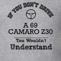 If You Dont Drive A 69 Camaro Z30 You Wouldn?T Understand Faded Look T