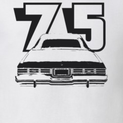 1975 Caprice Rear Year Light Color T Shirt