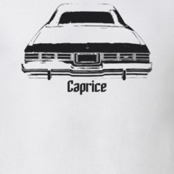 1975 Caprice Rear Model Light Color T Shirt
