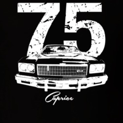 1975 Caprice Grill Year Model Dark Color T Shirt