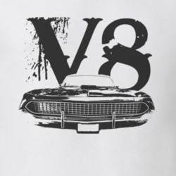 1971  RANCHERO Grill Black Graphic V8 T Shirt