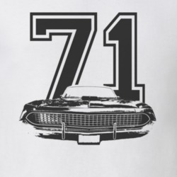 1971  RANCHERO Grill Black Graphic Year T Shirt