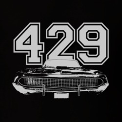 1971  RANCHERO Grill White Graphic Engine Size T Shirt