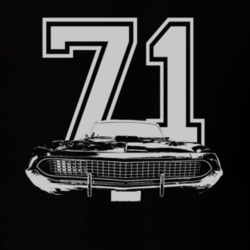 1971  RANCHERO Grill White Graphic Year T Shirt