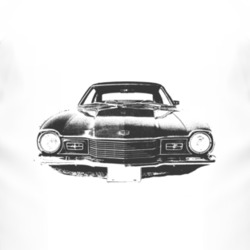 1971 MERCURY COMET Grill Black Graphic T Shirt