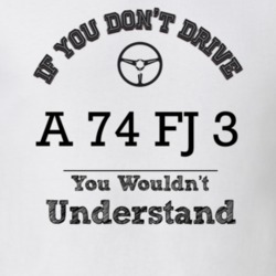 If You Dont Drive A 74 Fj 3 You Wouldn?T Understand Faded Look T Shirt