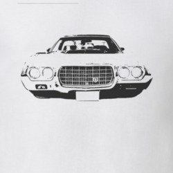 1972  RANCHERO Grill Black Graphic T Shirt