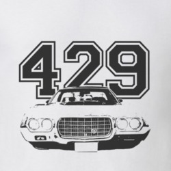 1972  RANCHERO Grill Black Graphic engine size T Shirt
