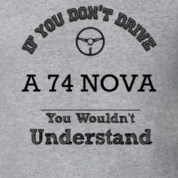 If You Dont Drive A 74 Nova You Wouldn?T Understand Faded Look T Shirt