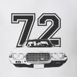 1972  RANCHERO Grill Black Graphic Year T Shirt
