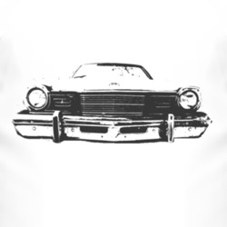1975 MERCURY COMET Grill Black Graphic T Shirt