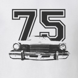 1975 MERCURY COMET Grill Black GraphicYear T Shirt