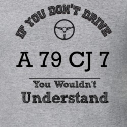 If You Dont Drive A 79 Cj 7 You Wouldn?T Understand Faded Look T Shirt