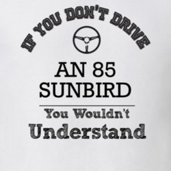 If You Dont Drive An 85 Sunbird You Wouldn?T Understand Faded Look T S