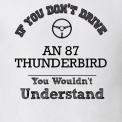 If You Dont Drive An 87 Thunderbird You Wouldn?T Understand Faded Look
