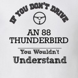 If You Dont Drive An 88 Thunderbird You Wouldn?T Understand Faded Look