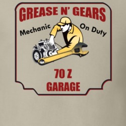 Grease N Gear 70 Z Garage T Shirt