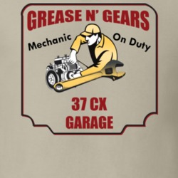 Grease N Gear 37 Cx Garage T Shirt