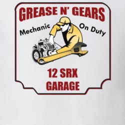 Grease N Gear 12 Srx Garage T Shirt