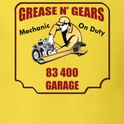 Grease N Gear 83 400 Garage T Shirt